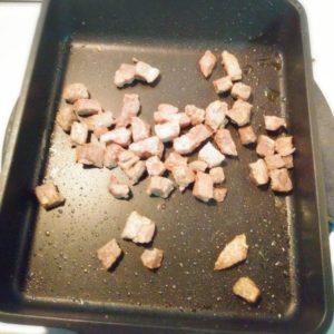 鹿肉とスナップエンドウの和え物 犬の手作りご飯レシピ