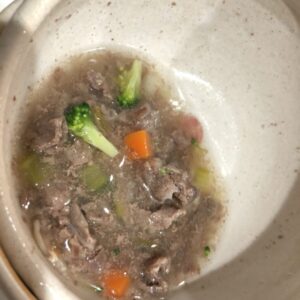 鹿肉のぽかぽか生姜スープ